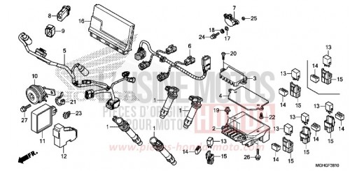 FAISCEAU SECONDAIRE VFR1200XDG de 2016